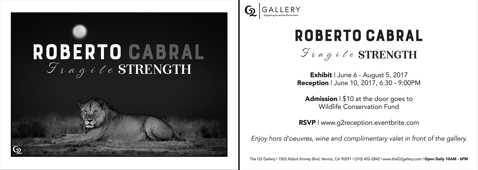 Roberto Cabral Photo Exhibit at The G2 Gallery